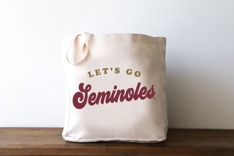 Florida State Let's Go Mascot Tote FSU0008BAG