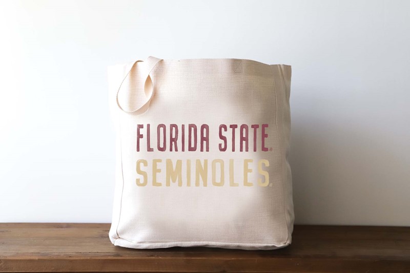 Florida State Poster Mascot Tote FSU0003BAG