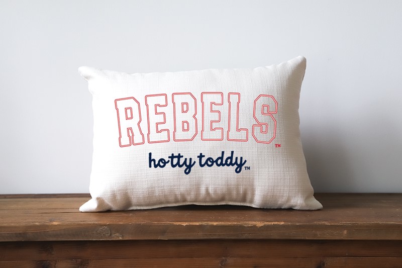 Ole Miss Varsity Collegiate Pillow UM0149