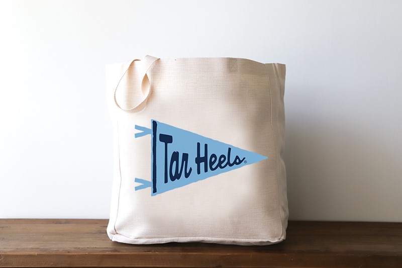 North Carolina Tar Heels Pennant Tote UNC0008BAG