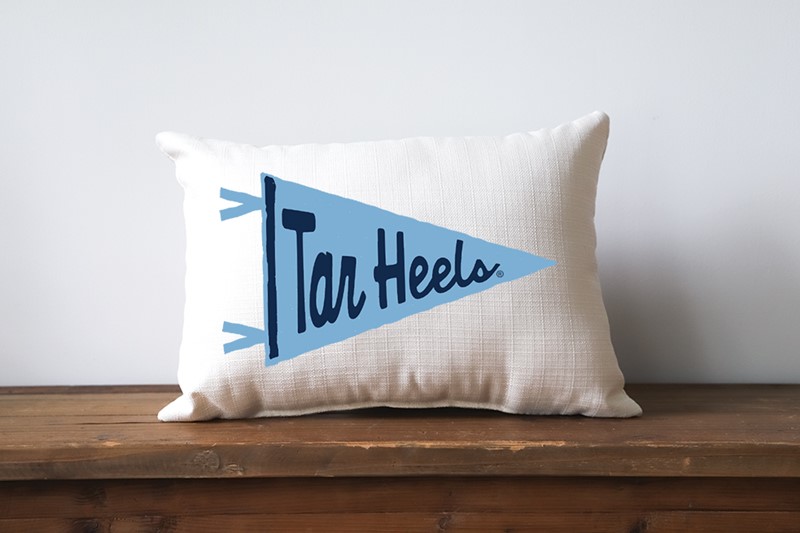 North Carolina Tar Heels Pennant Pillow UNC0008