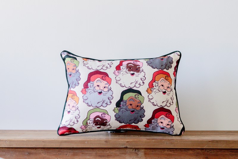 Fabulous Santa Pattern Pillow CHR0259