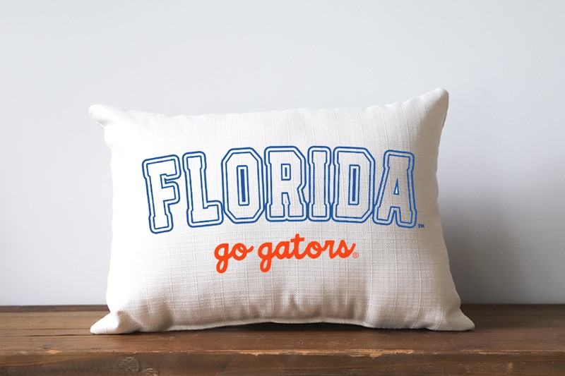 Florida Varsity Collegiate Pillow UF0017