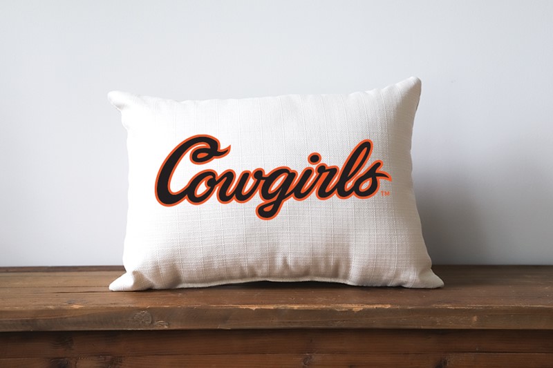 Cowgirls Logo Pillow OSU0034