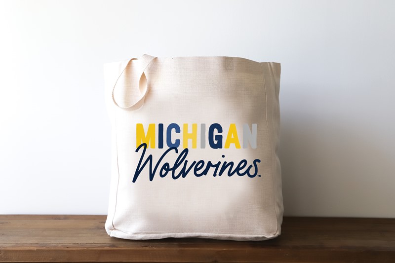 Michigan Collegiate Tones Tote MICH0003BAG