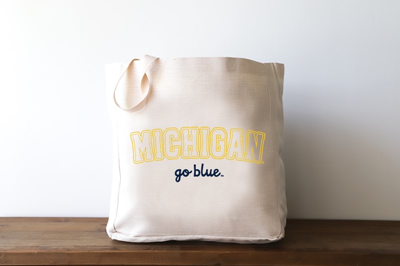 Michigan Varsity Collegiate Tote MICH0017BAG