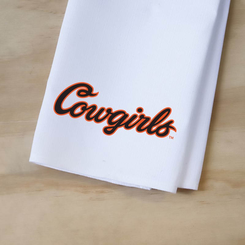 Cowgirls Logo Tea Towel OSU0034TT