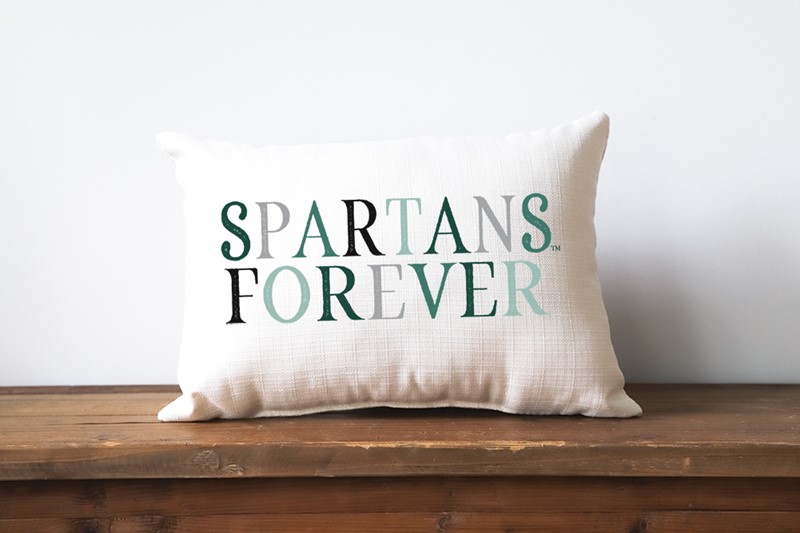 Michigan State Mascot Forever Pillow MIST0010