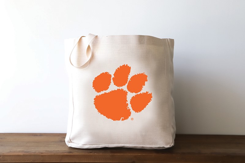 Clemson Pawprint Tote CU0001BAG
