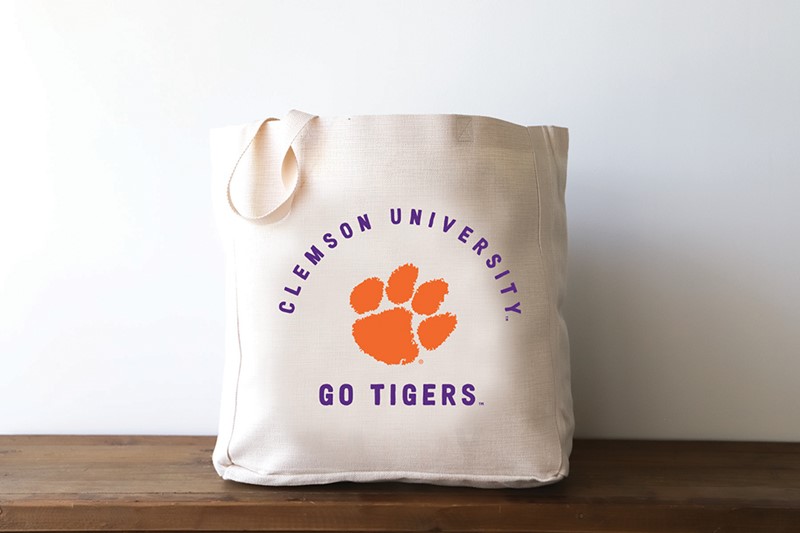 Collegiate Team Arched Clemson Tote CU0018BAG