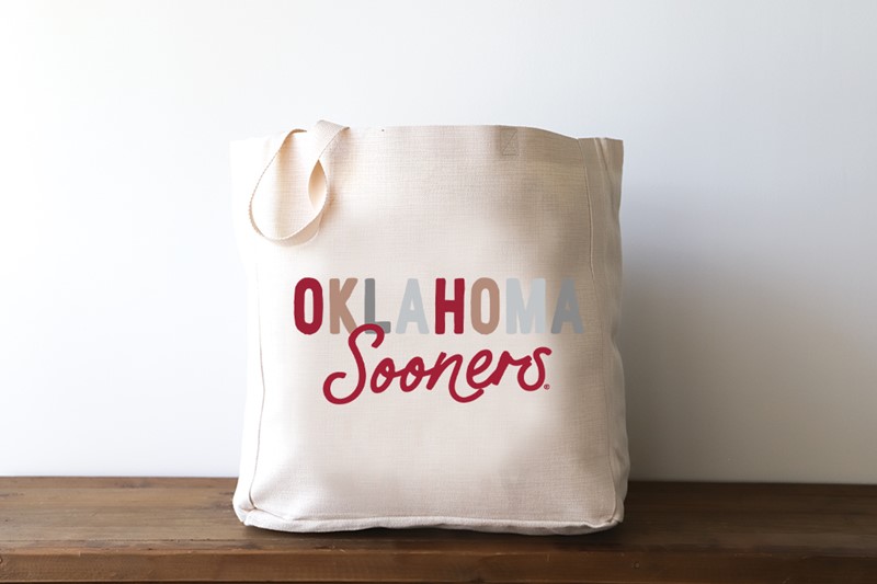 Oklahoma Collegiate Tones Tote OU0032BAG
