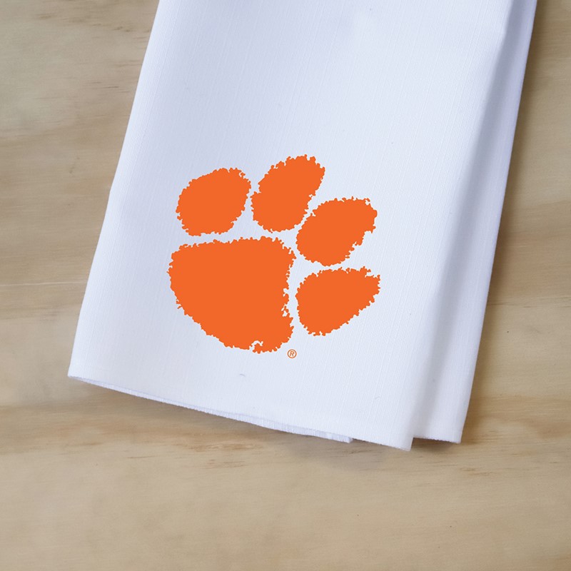 Clemson Pawprint Tea Towel CU0001TT