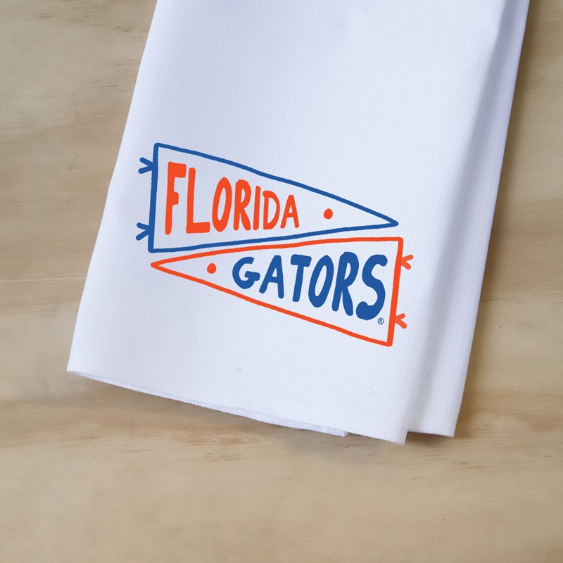 Florida Double Collegiate Pennant Tea Towel UF0016TT