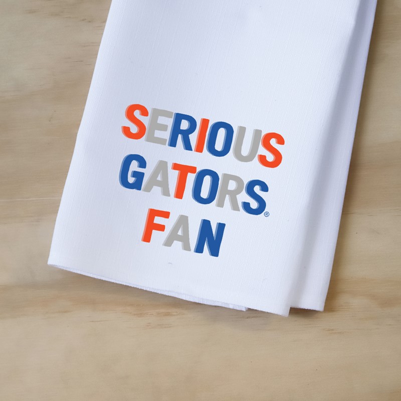 Serious Gators Fan Tea Towel UF0019TT