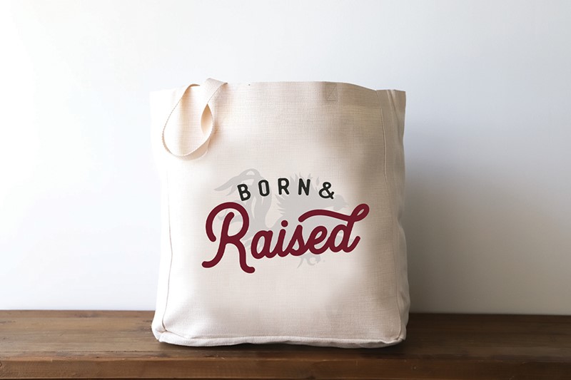 South Carolina Born & Raised Tote USC0005BAG