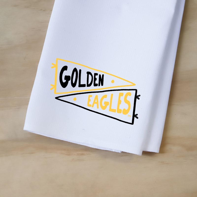Golden Eagles Double Pennant Tea Towel USM0049TT