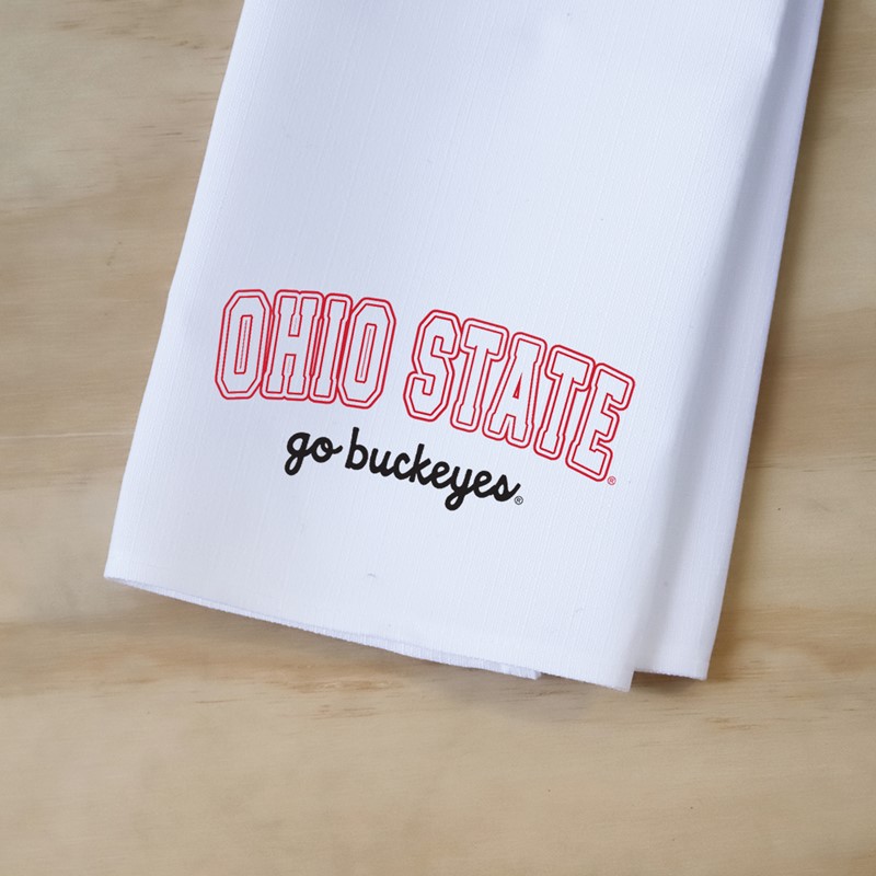 Ohio State Varsity Collegiate Tea Towel OHST0026TT
