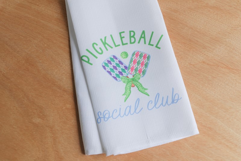 Little Birdie Pickleball Social Club Tea Towel