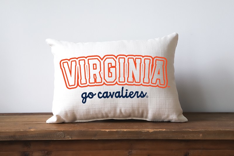 Virginia Cavaliers Varsity Collegiate Pillow UVA0014