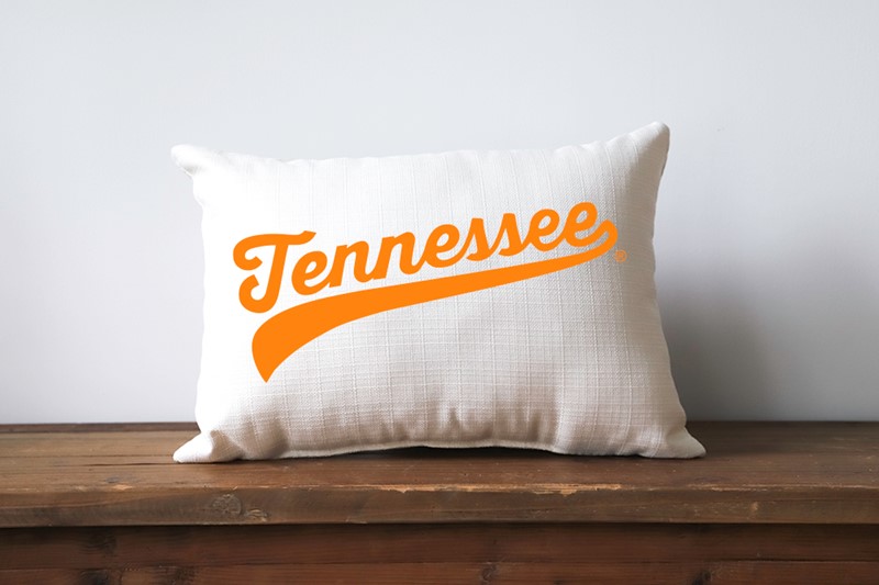 Tennessee Script Logo Pillow UTEN0034