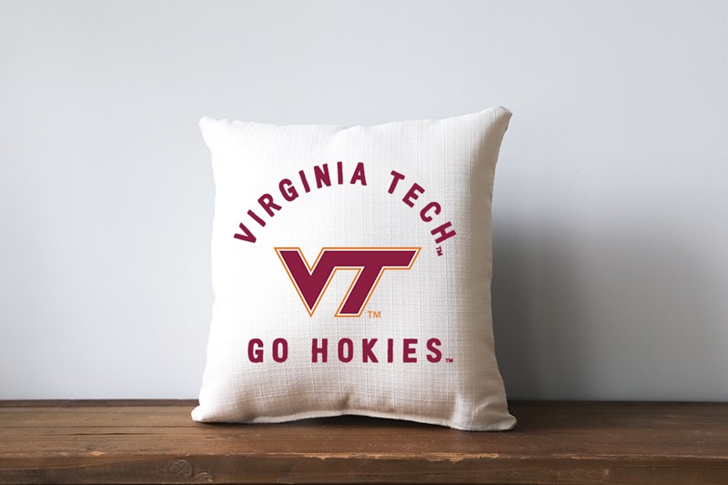 Virginia Tech Collegiate Team Arched Pillow VT0003