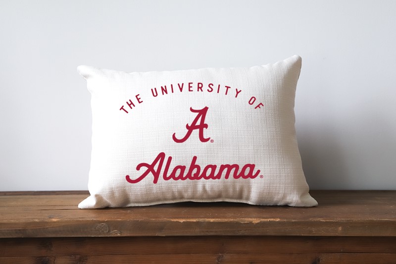 Vintage University of Alabama Pillow AL0015
