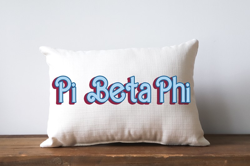 Barbie Sorority Pi Beta Phi Pillow SOR0041-PIPHI