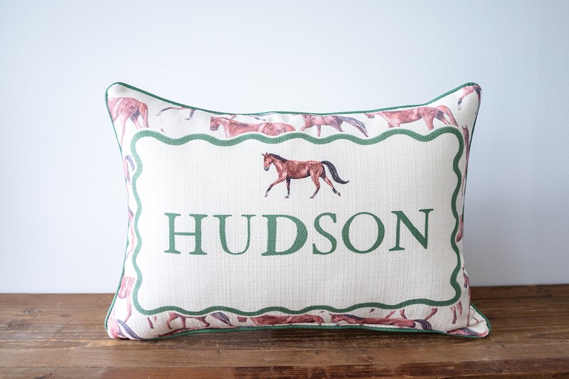 Horse Name Pillow CHI0078