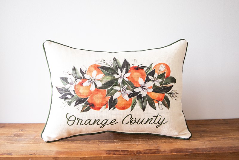 Orange Hometown Pillow STE0824