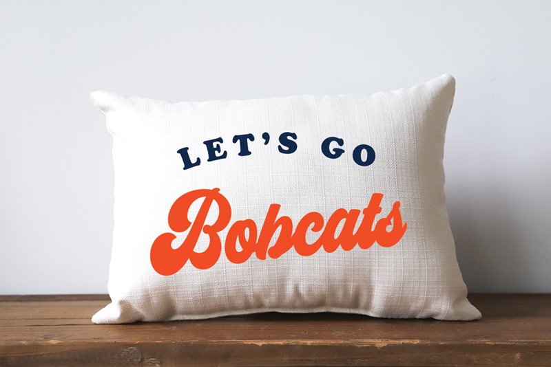 High School Let's Go Mascot Pillow TXT1122