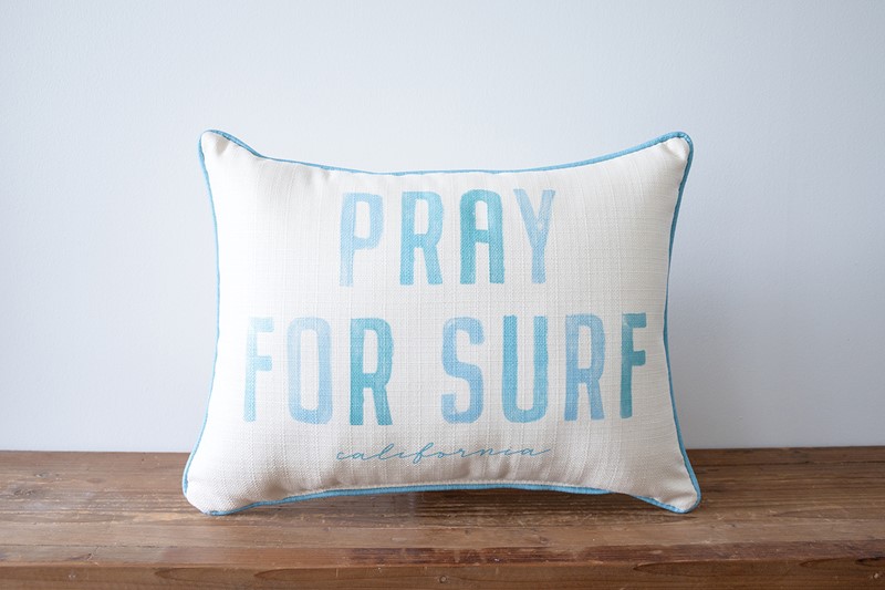 Pray for Surf Hometown Pillow BEA0066