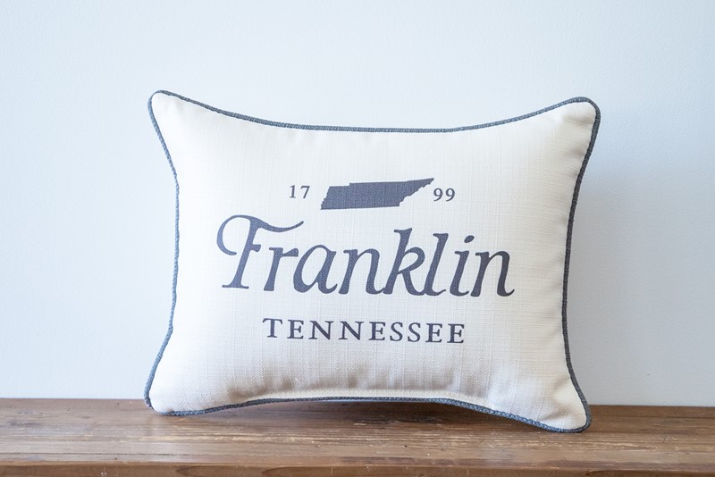 Traditional Hometown State Pillow STE0841