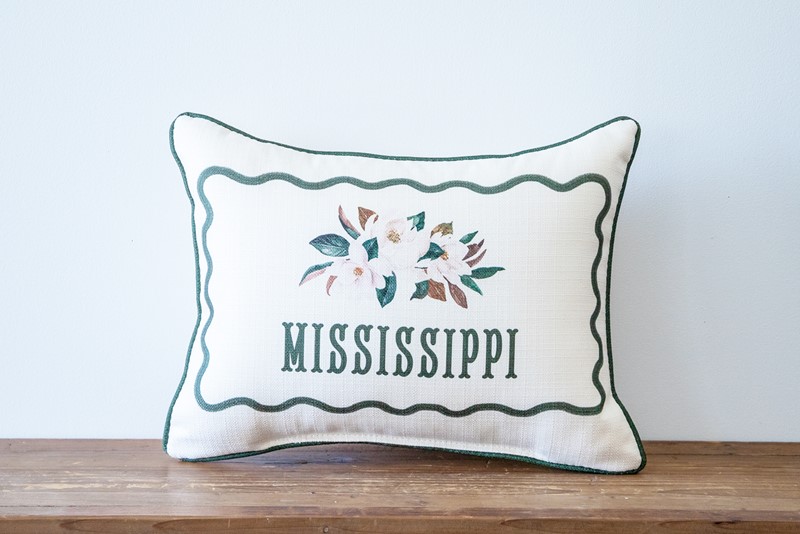 Magnolia State Wiggle Pillow STE0844