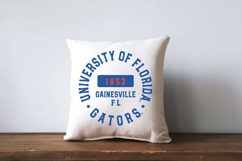 Florida Athletic Circle Pillow UF0021