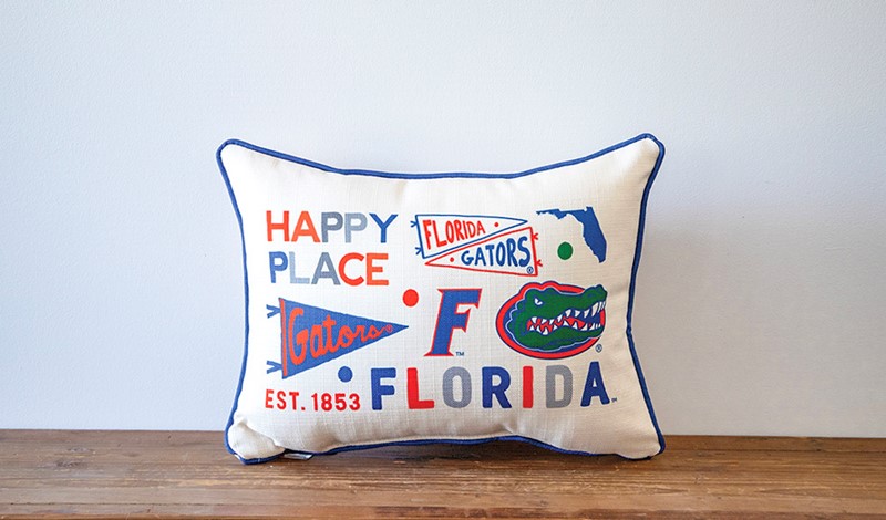 Florida Collegiate Cluster Pillow UF0022