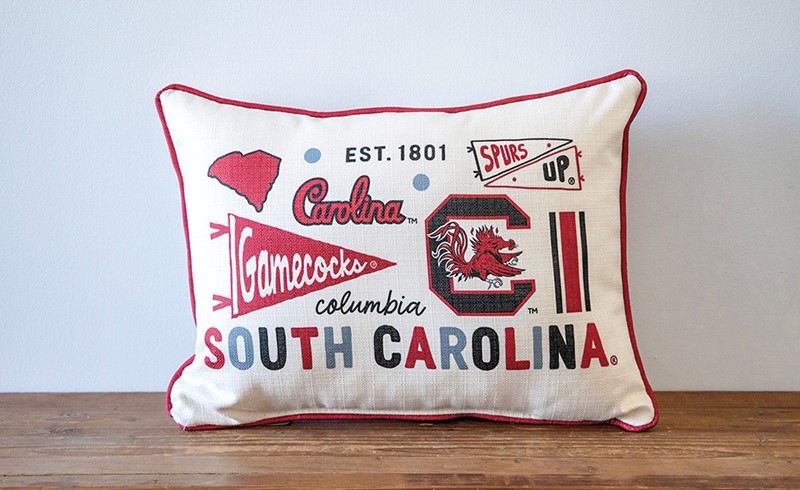 South Carolina Collegiate Cluster Pillow USC0027