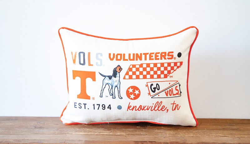 Tennessee Collegiate Cluster Pillow UTEN0039