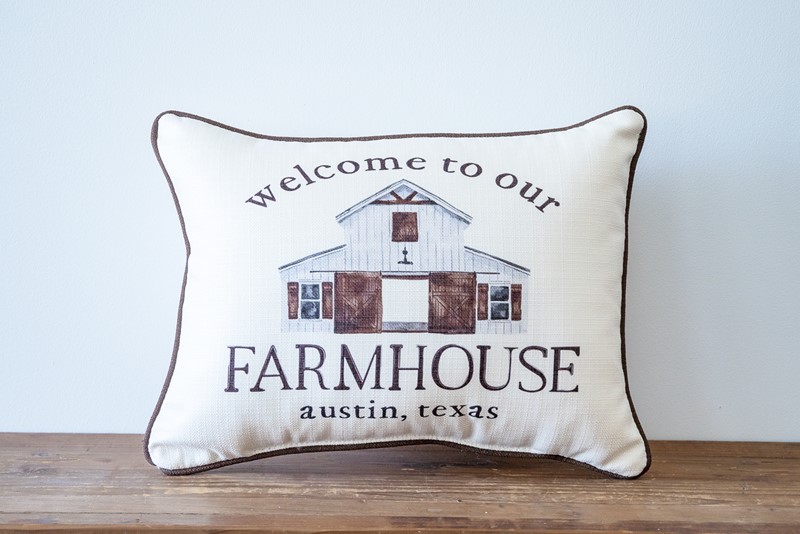 Welcome to our Farmhouse Pillow FRM0009