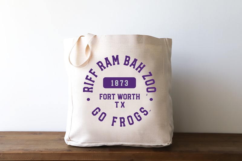 TCU Athletic Circle Tote TCU0033BAG