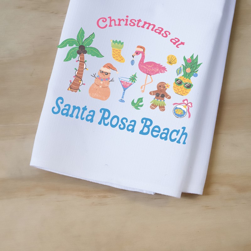 Christmas at the Beach Tea Towel BEA0074TT
