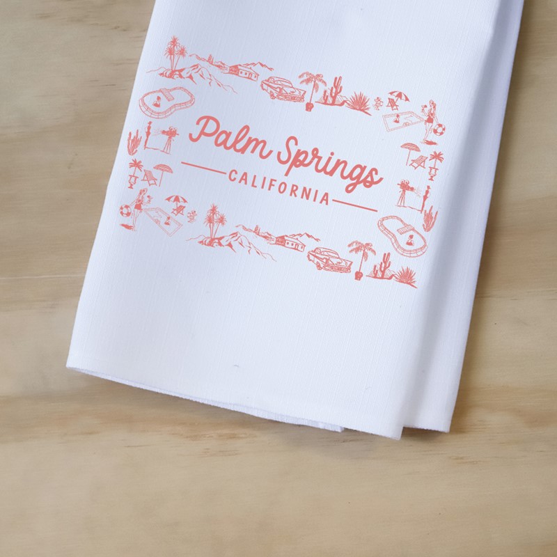 Desert Toile Tea Towel DST0003TT