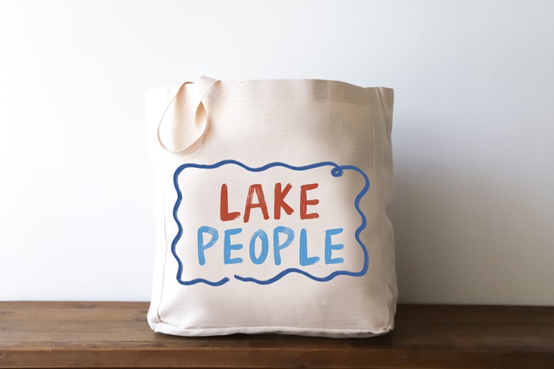 Swirly Lake People Tote LAK0010BAG