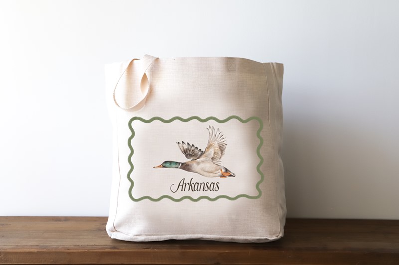 Ticking Mallard Tote FAL0047BAG