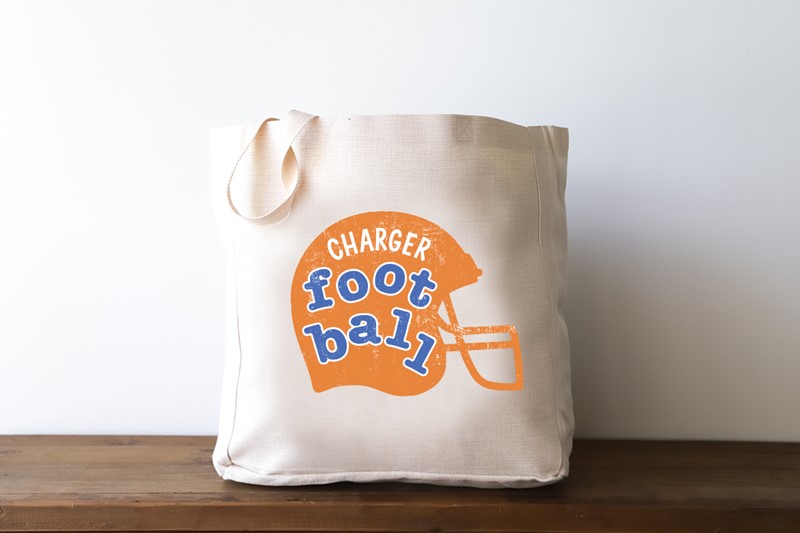 Mascot Football Helmet Tote TXT1102BAG
