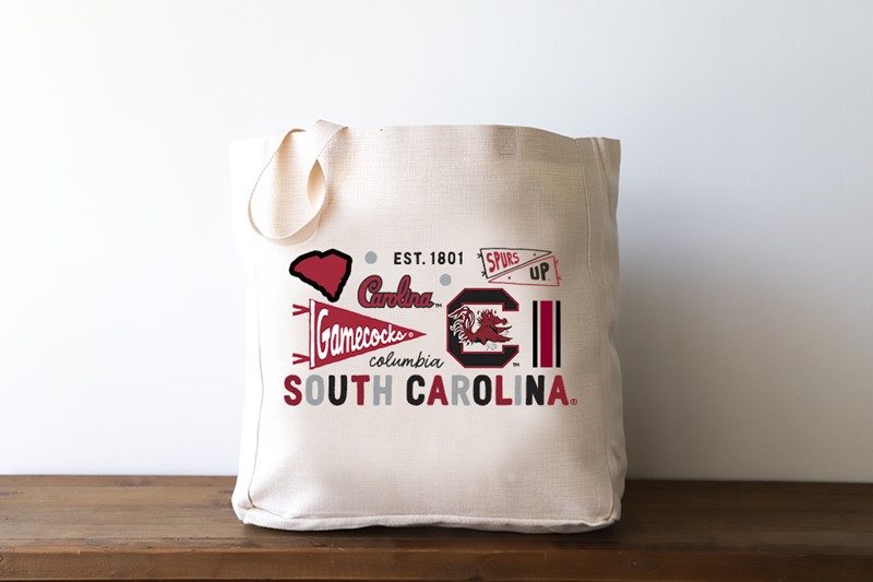 South Carolina Collegiate Cluster Tote USC0027BAG