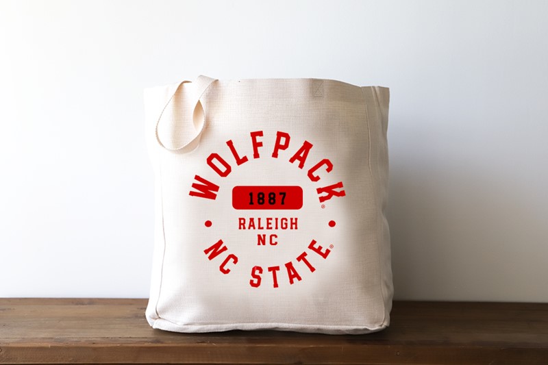 NC State Athletic Circle Tote NCSU0021BAG