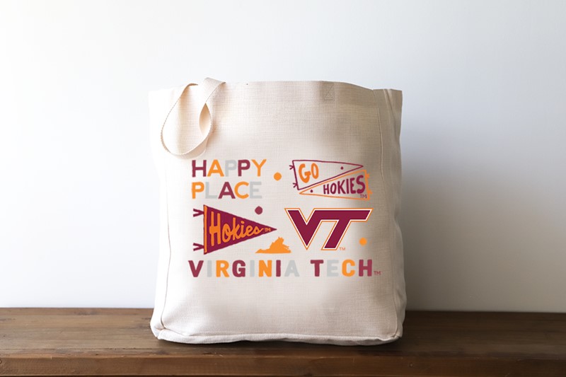 Virginia Tech Collegiate Cluster Tote VT0016BAG