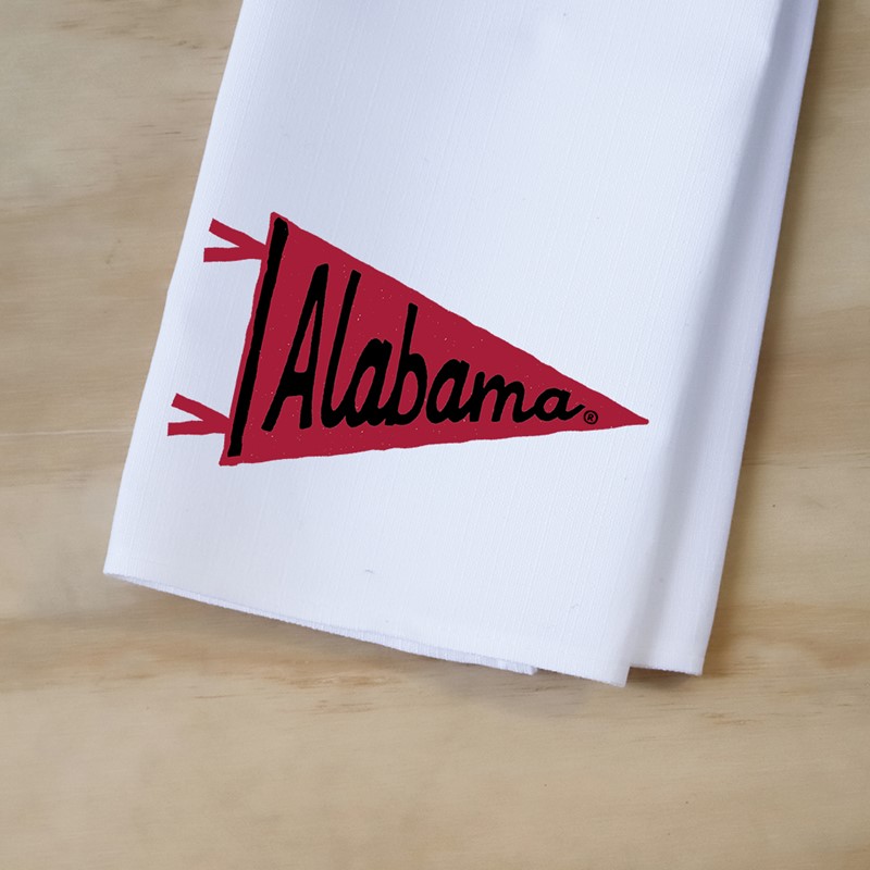 Alabama Pennant Tea Towel AL0027TT