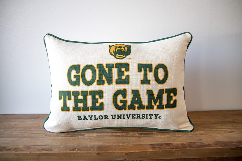 Baylor Gone to the Game Pillow BU0029