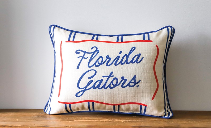 Florida Gators Collegiate Stripe Pillow UF0027